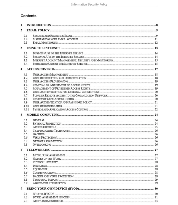 ISO 27001 Compliance Toolkit